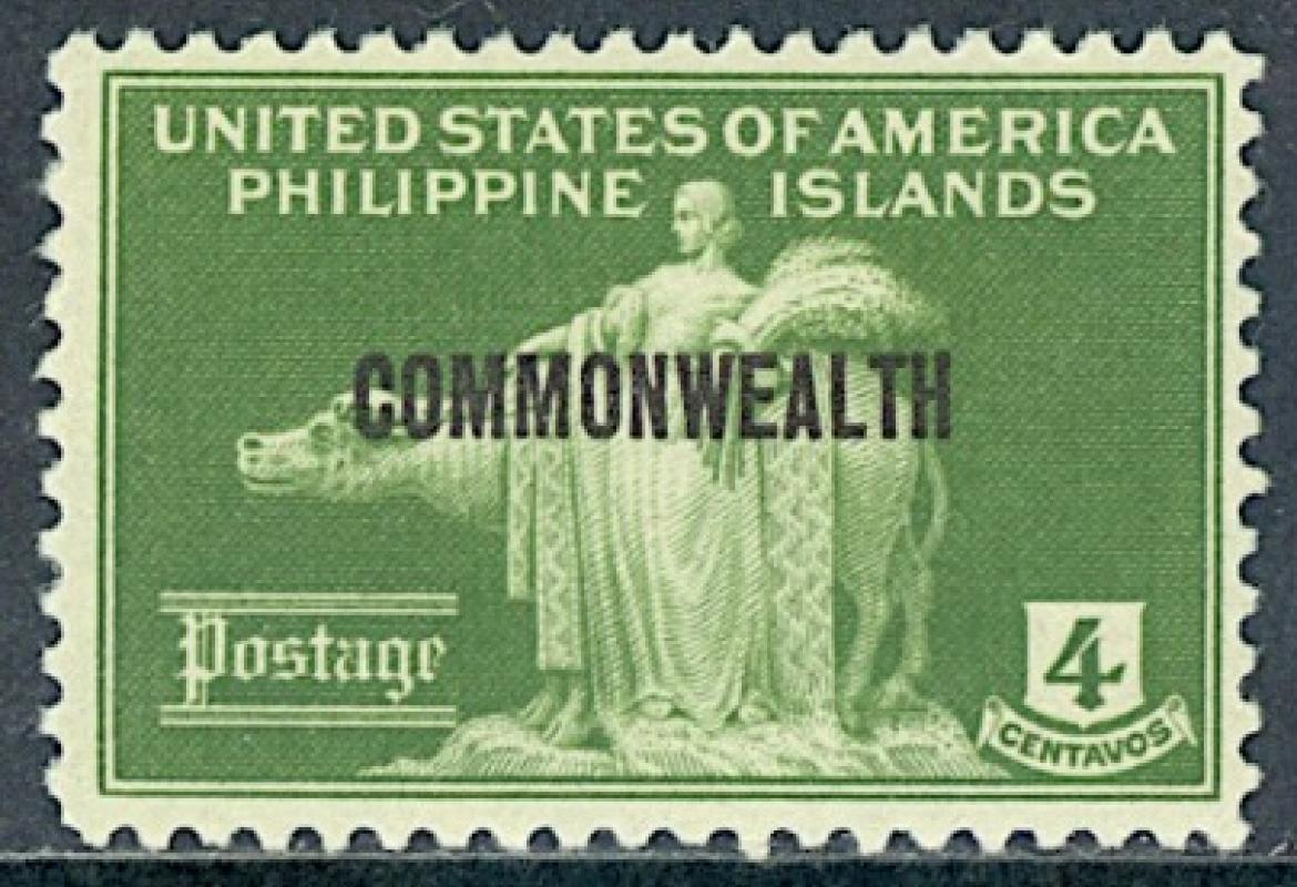  1936 n° 273 timbre avec la surcharge « Commonwealth ».