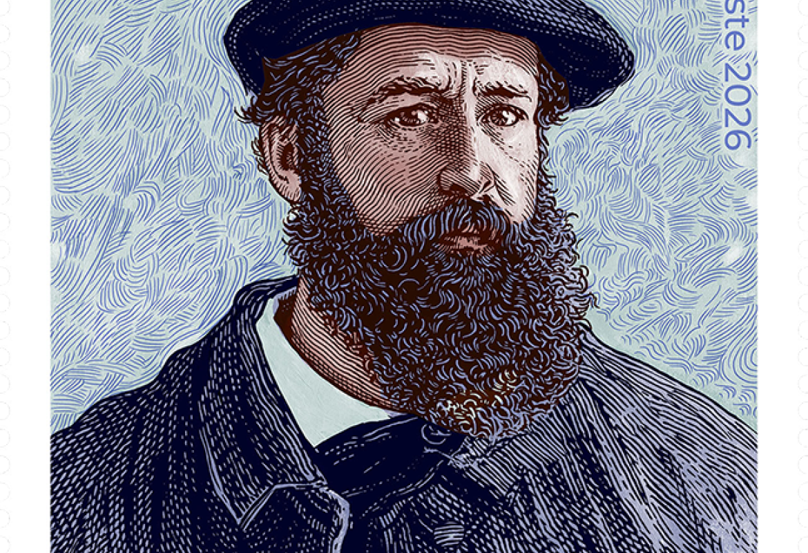 timbre Claude Monet 