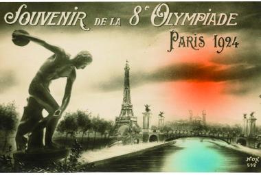 Carte postale "Souvenir de la 8ème Olympiade" (Éd. Nox N°592).