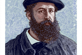 timbre Claude Monet 